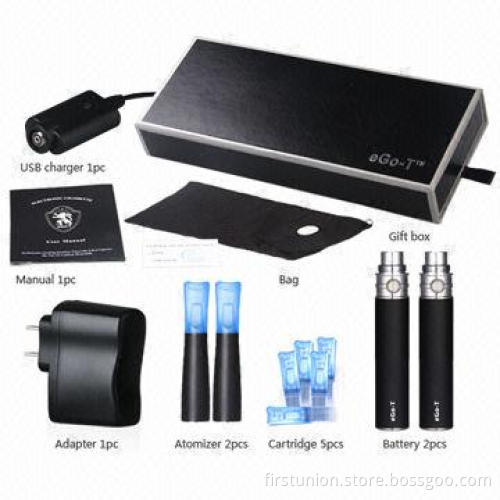 EGO T E-cigarettes with USB Charger, 650mAh Battery Capacity, Packed by Gift Box